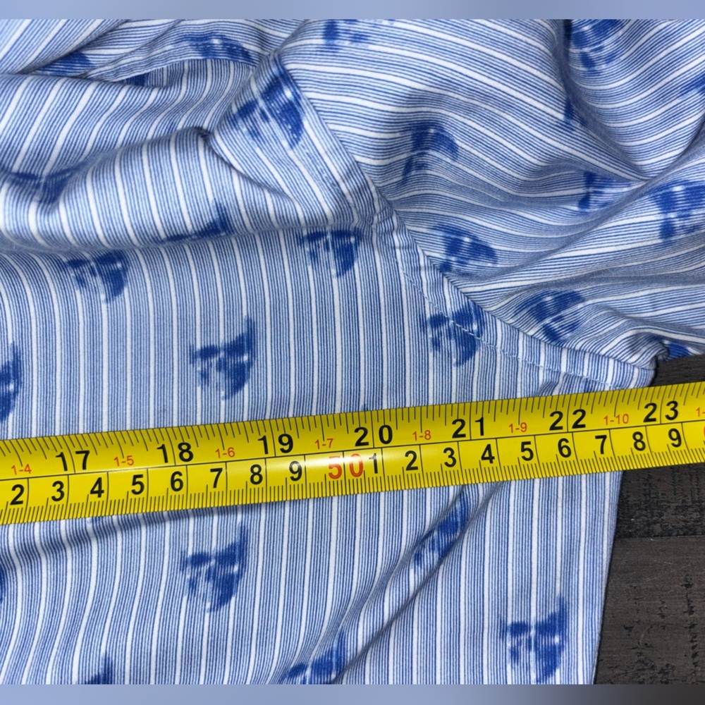 Robert Graham Hockney Cotton Stretch Skull Pinstripe Classic Fit Button Down SZM - Picture 13 of 13